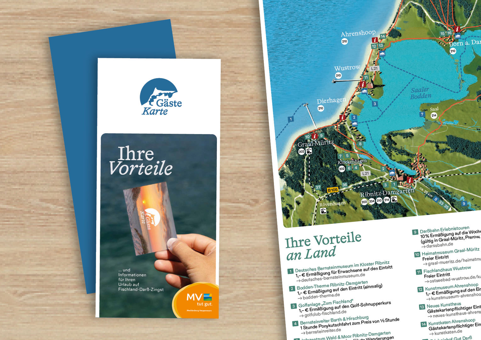 Der Gästekarten-Flyer